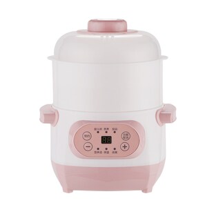 110v电炖盅电炖锅隔水炖煮电煮锅家用煮粥煲汤陶瓷内胆上蒸下炖