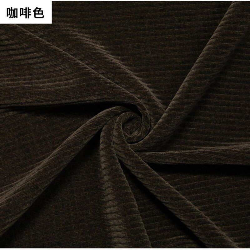 灯芯绒布料冬季条绒加厚宽条西装大衣休闲阔腿裤套装服装面料