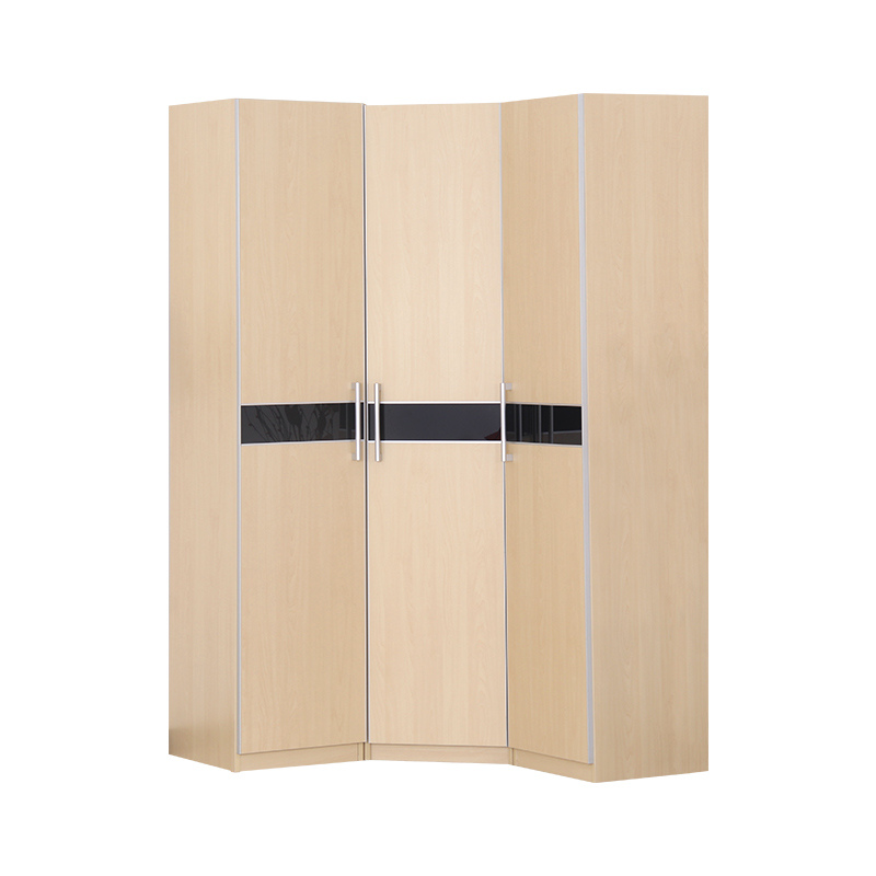 两门柜三门转角衣柜小户型平开门90度l型经济型拐角衣柜整体定制