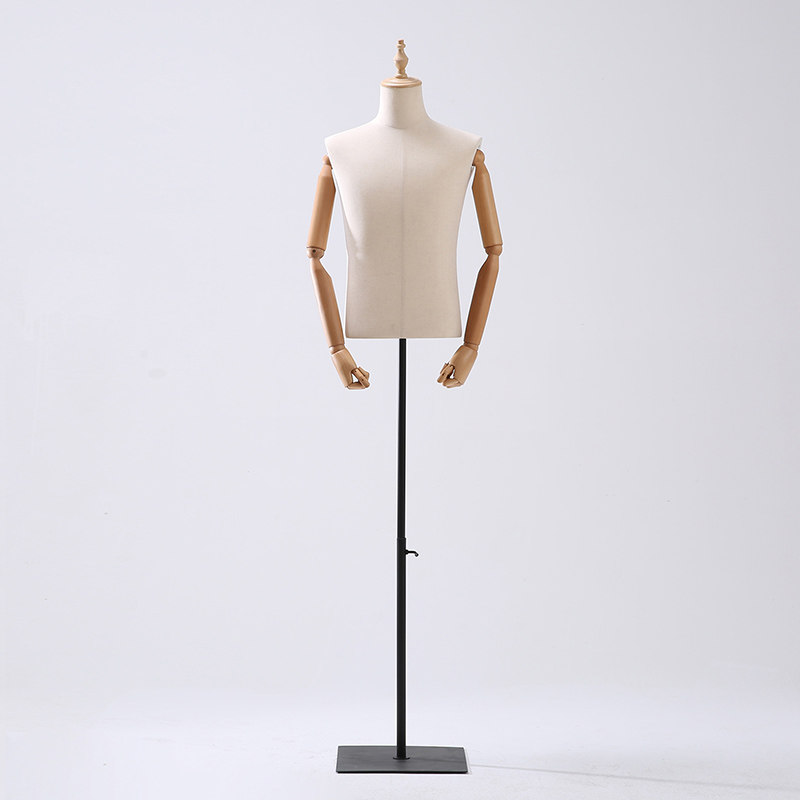 男模特道具展示架半身服装店橱窗西装全身人台假人模特展示架子