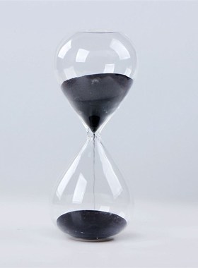 创意沙漏计时器5/30/60分钟透明玻璃沙漏桌面摆件家居装饰品礼品