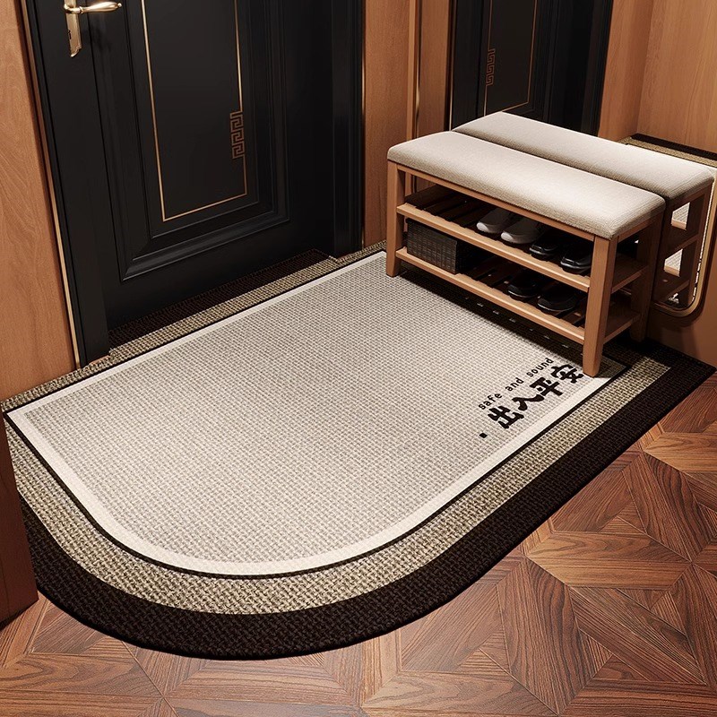 中古入户门地垫圆角进门门口防滑耐脏脚垫客厅高级玄关可定制地毯