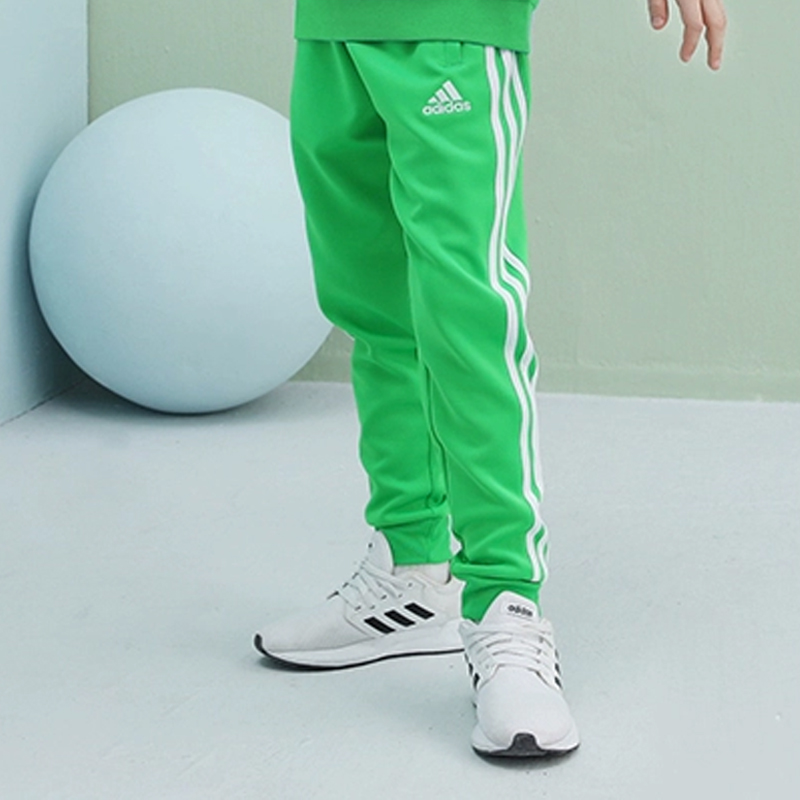 adidas阿迪达斯绿色多巴胺儿童束脚运动长裤运动TR30P3K-GW