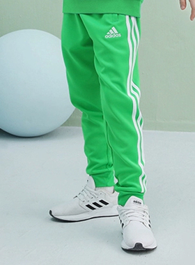 adidas阿迪达斯绿色多巴胺儿童束脚运动长裤运动TR30P3K-GW