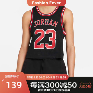 Nike耐克背心女新款Jordan篮球服运动透气无袖T恤DD0286-010