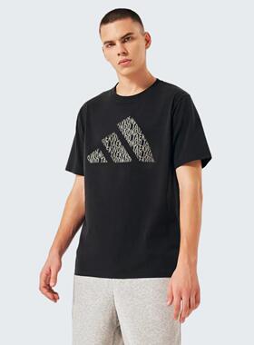 Adidas阿迪达斯夏季短袖男亲肤运动健身上衣t恤adiCLTSPSTK-BGY
