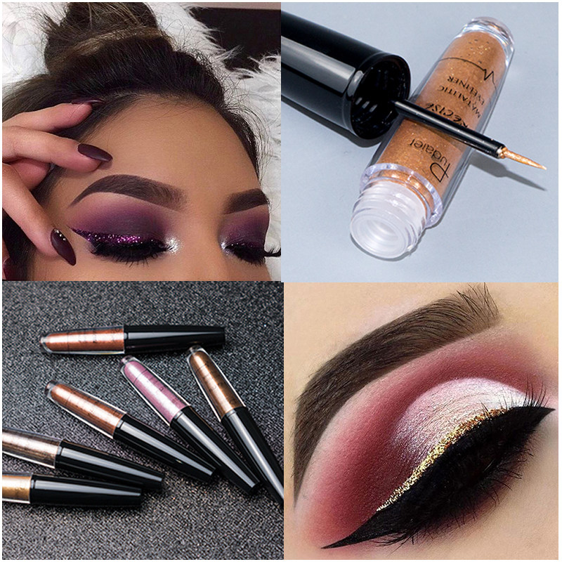 潮流新品Heavy Metal Glitter Eyeliner金属珠光眼线液舞台欧美妆