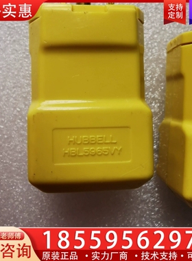 美标荷宝 HUBBELL电源插头 纯黄铜片 耐热壳体 ， ~询价
