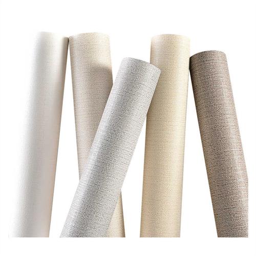 亚麻纯色素色无纺布自粘墙纸家装温馨卧室客厅防水加厚墙壁纸自贴