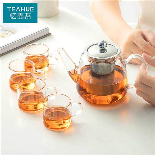 忆壶茶 茶壶玻璃泡茶壶耐高温加厚花茶壶茶具过滤明火加热大容量属于什么档次？