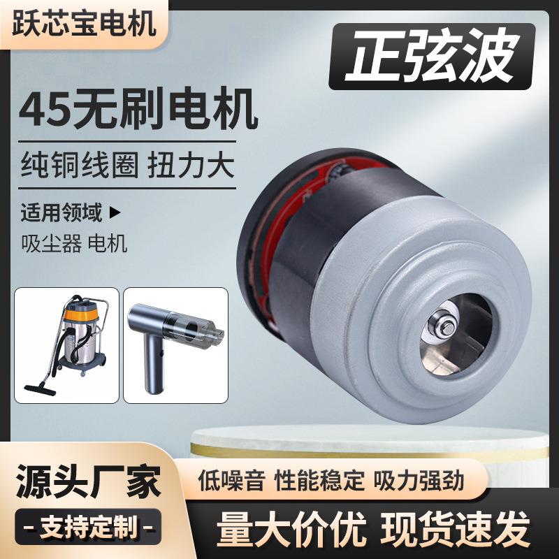 源头工厂45微型电机无刷直流吸尘器马达电动工具大扭力气泵电动机