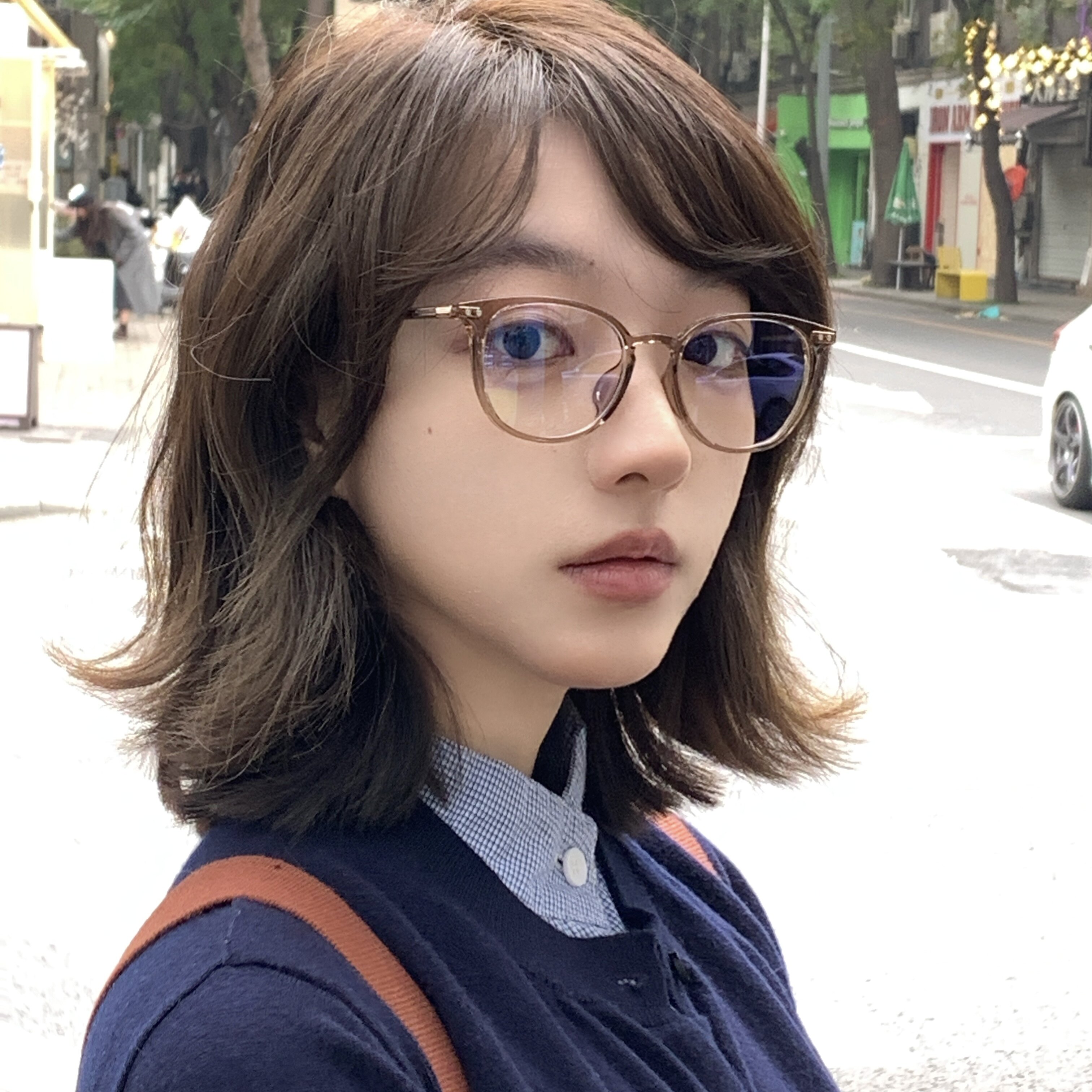方氏眼镜黑框圆形超轻镜架防蓝光近视眼镜可配度数眼镜框PS81044