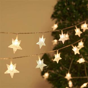 北原野子夜市摆摊氛围灯防水彩灯圆球户外露营天幕帐篷装饰灯满天