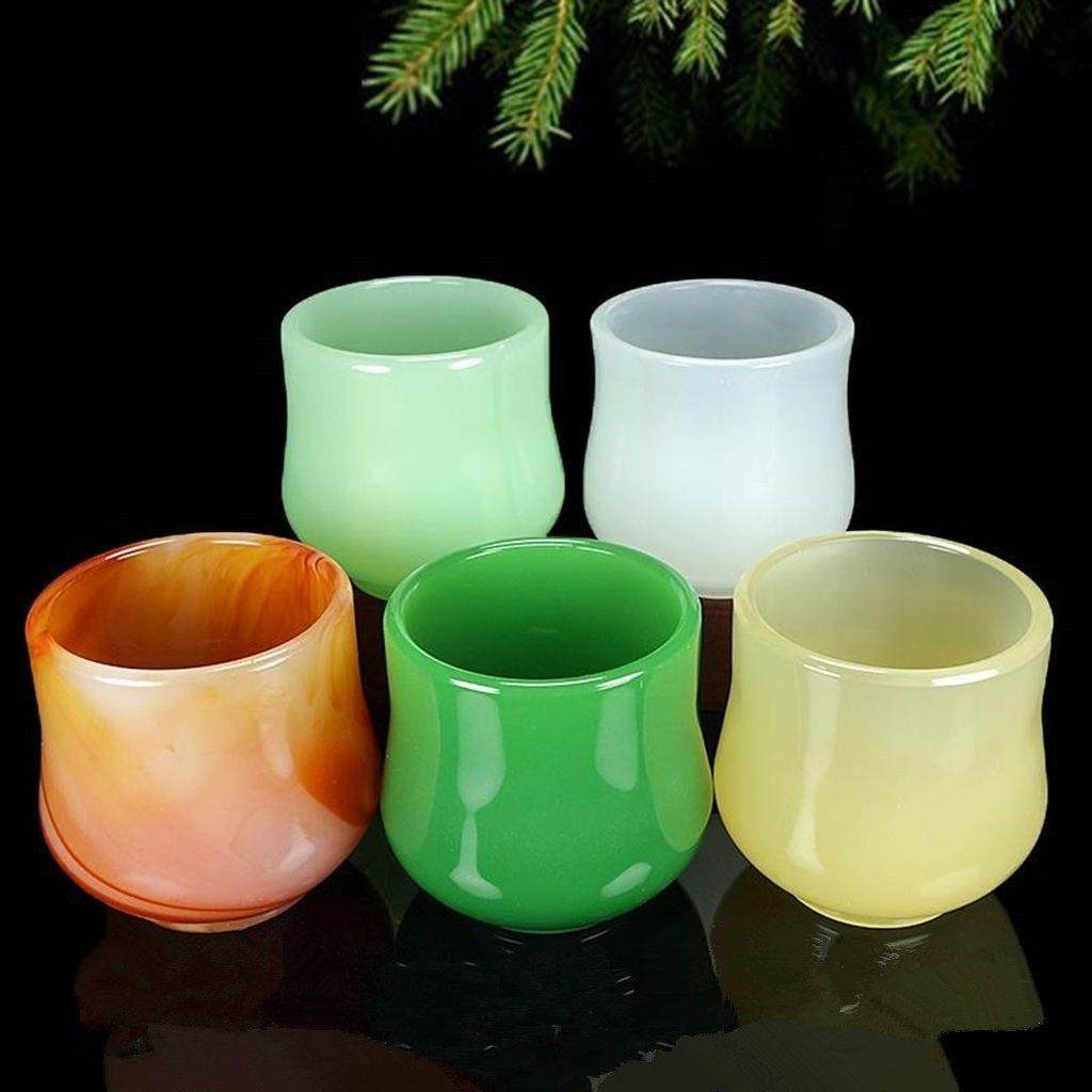 红玛瑙玉瓷茶杯加厚福禄酒杯琉璃功夫茶具养生高端主人杯套装玉器,餐饮具,茶杯,淘宝优惠券,粉丝福利购,淘宝优惠卷