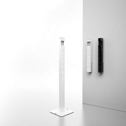 办公室机场酒店吸烟区立式烟灰缸户外阳台立式烟蒂柱挂墙式烟高端