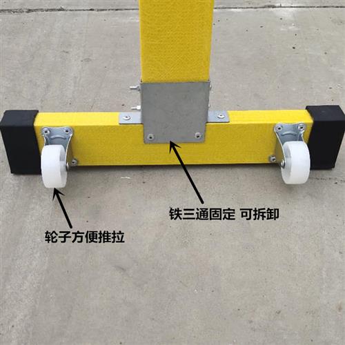 玻璃钢圆管式伸缩围栏可移动折叠防护栏学校幼儿园隔离围挡防护栏