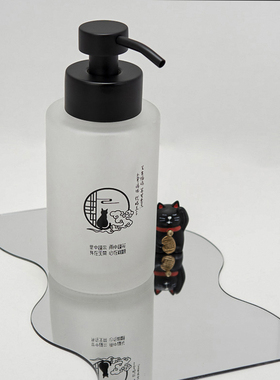 轻奢分装瓶大容量玻璃洗手液瓶子洗发水沐浴露按压瓶皂液乳液空瓶