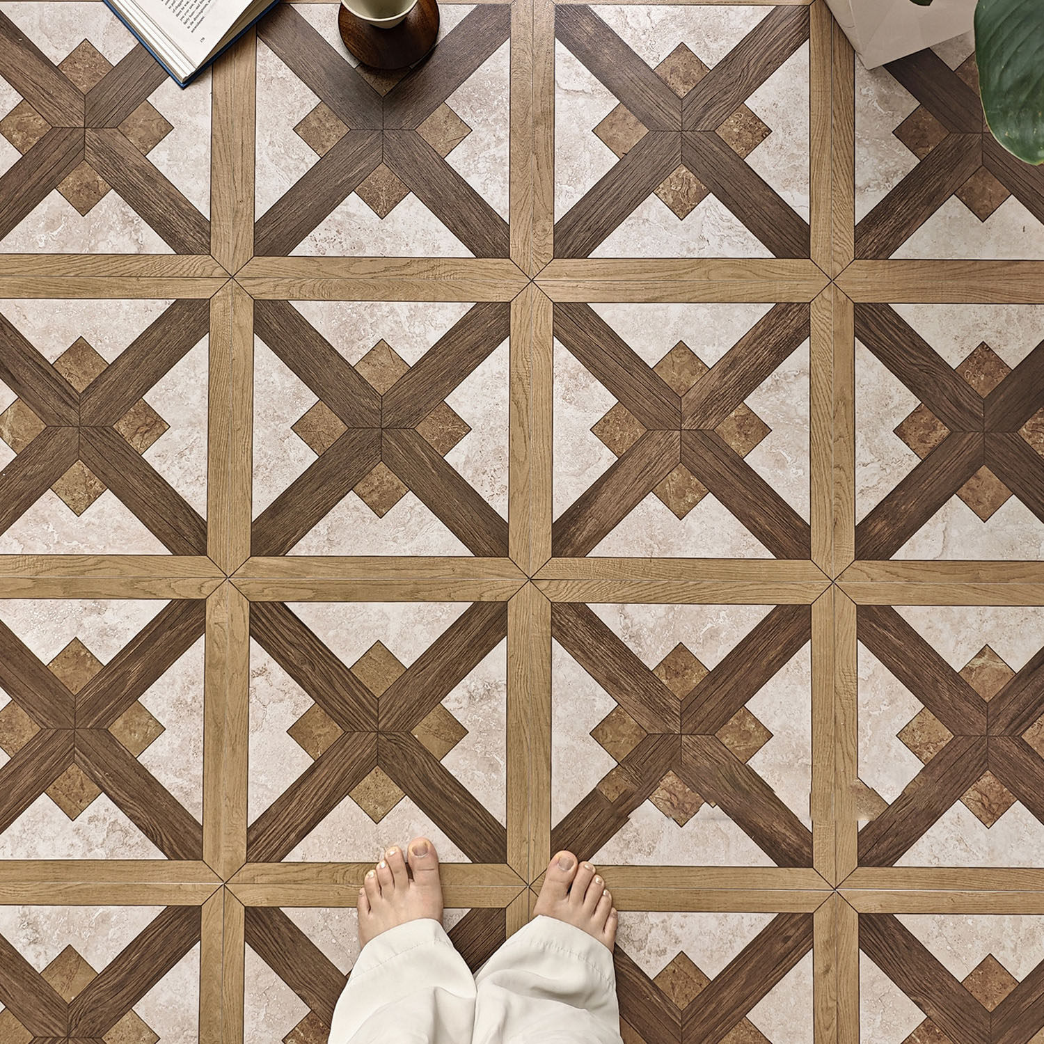 复古侘寂风自粘地板贴PVC地板耐磨加厚防水仿木纹厨房翻新改造贴,家居饰品,地贴,淘宝优惠券,粉丝福利购,淘宝优惠卷