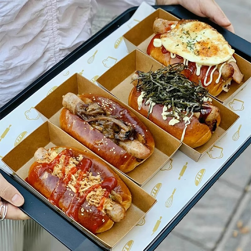 一次性包装盒热狗三明治打包盒