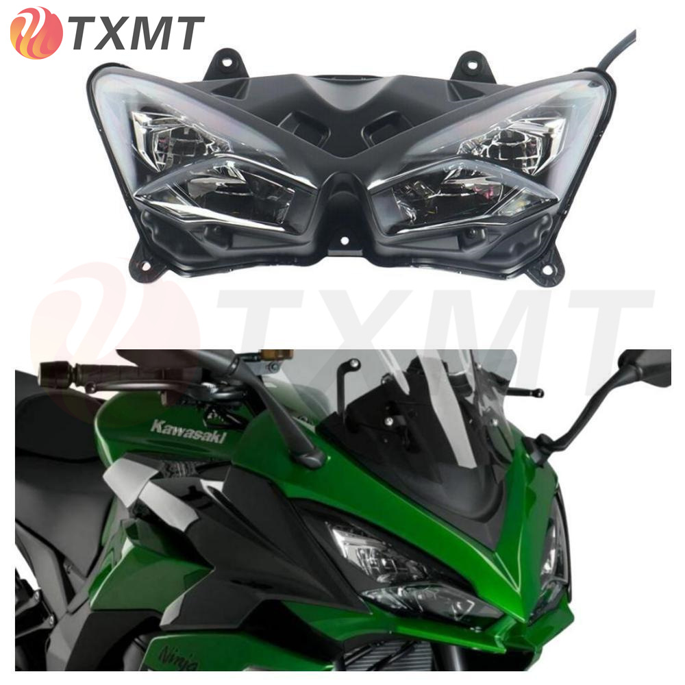 适用川崎Z1000SX Ninja1000 17-18-19-20年 LED大灯总成 车头大灯