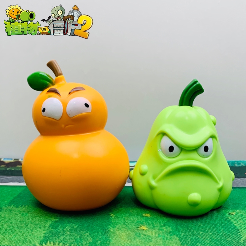 正版新款发光植物大战僵尸倭瓜火葫芦窝瓜莴瓜豌豆射手木乃伊玩具