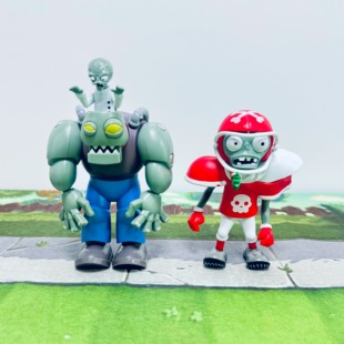 植物大战僵尸玩具巨人僵王博士橄榄球僵尸机甲橄榄树僵尸博士玩具