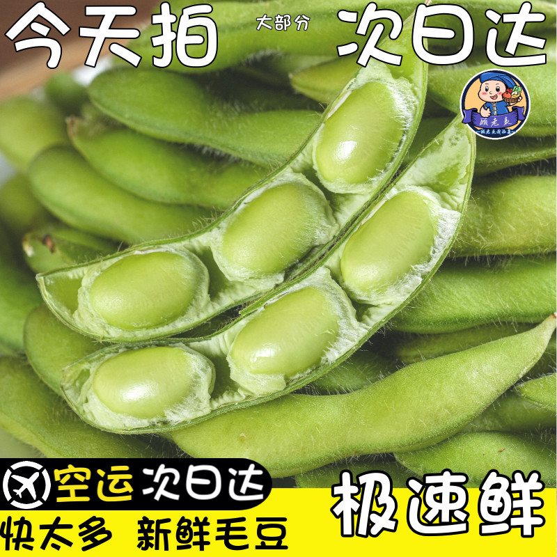 顺丰空运云南新鲜毛豆带壳青豆嫩豆荚大豆农家自种豆角时令蔬菜,水产肉类/新鲜蔬果/熟食,新鲜豆类,淘宝优惠券,粉丝福利购,淘宝优惠卷
