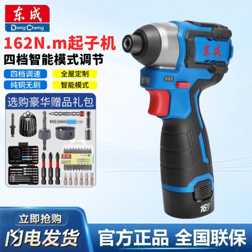 东成162N.m无刷起子机双电池