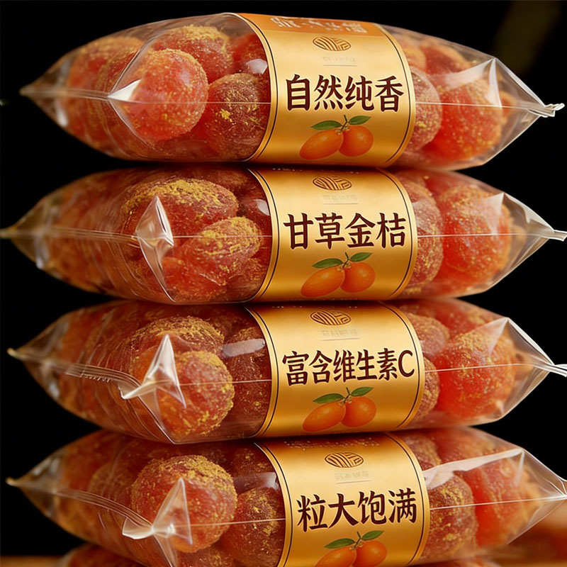 广西融安甘草金桔干0添加图片