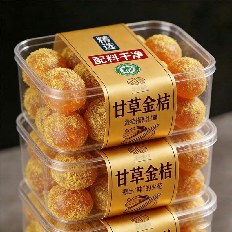 广西融安甘草金桔干0添加图片