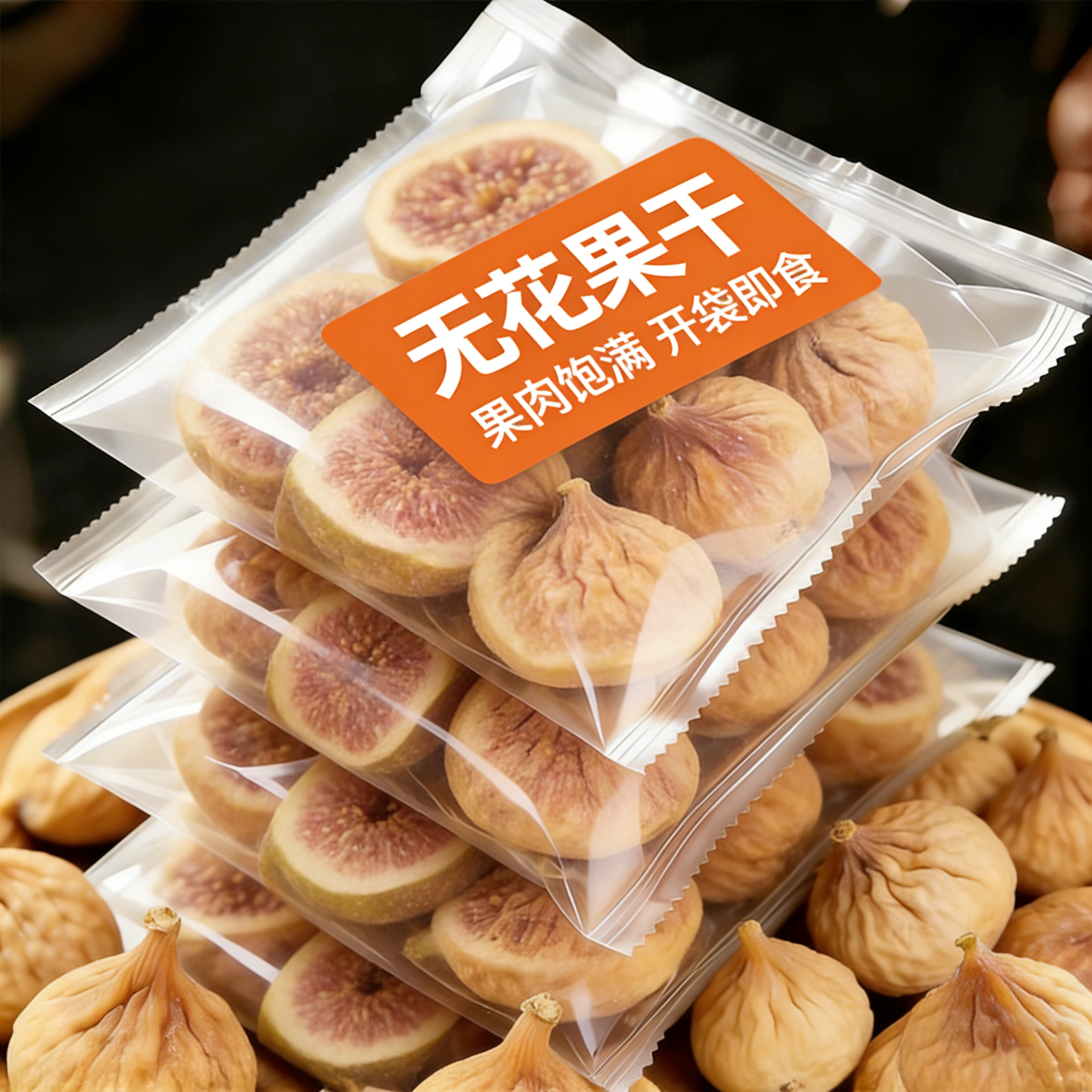 新疆无花果干特级旗舰店天然无花果干烘焙专用原味无花果干黄体酮