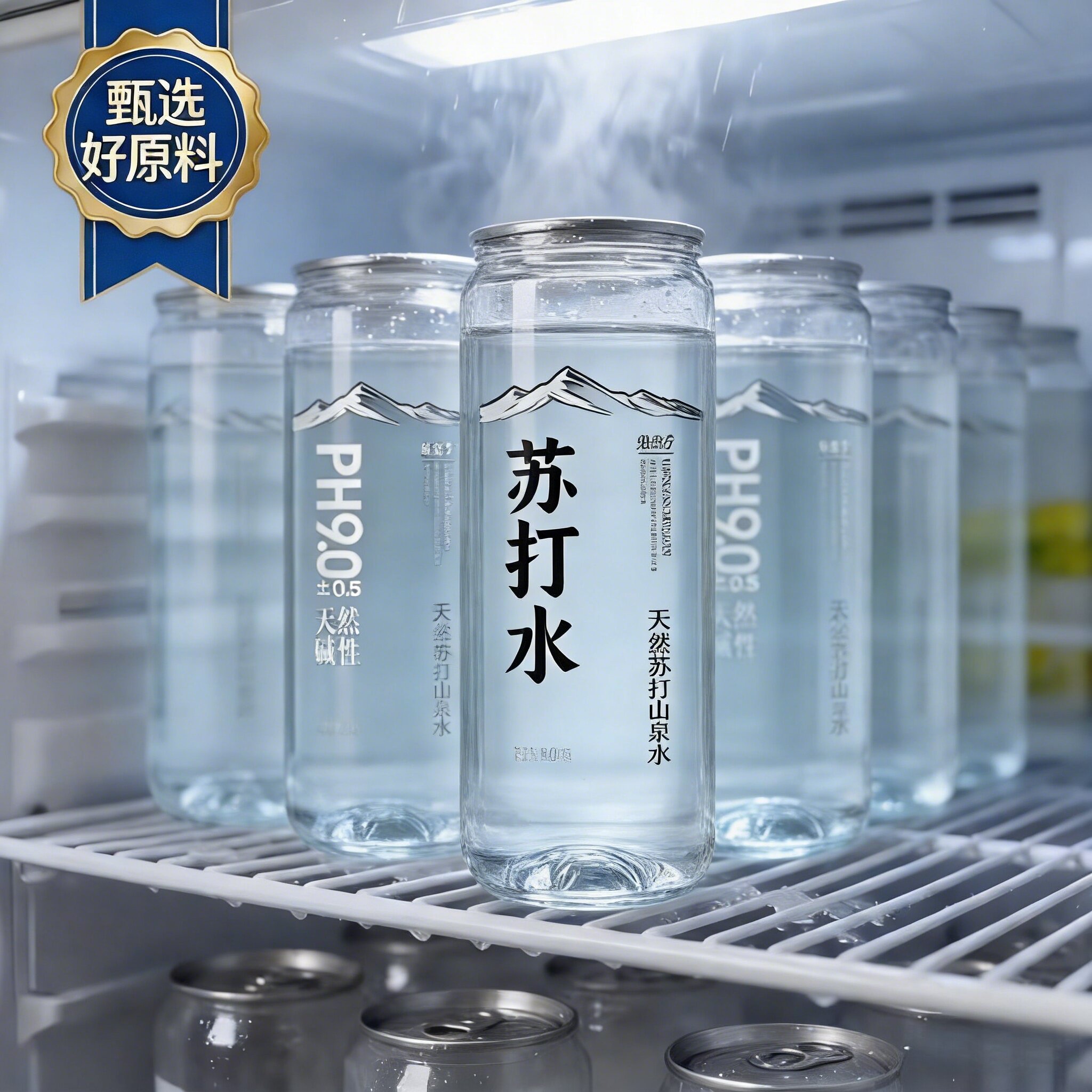 天然苏打水整箱24瓶孕妇专用碱性备孕男无糖无添加官方旗舰店正品