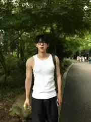 White Sleeveless Vest T-Shirt for Men, Summer Pure Cotton Moisture-Wicking Sports Fitness Tank Top, Basic Trendy Men's Outfit