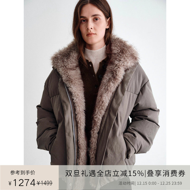 PLANITES vol.24 90白鹅绒高支防风保暖 重磅可拆卸毛领羽绒服