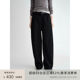 裤 PLANITES 弧形休闲西装 高腰高密精纺羊毛 vol.24