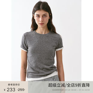 PLANITES 小圆领显瘦正肩T恤 vol.14 高弹天丝羊毛