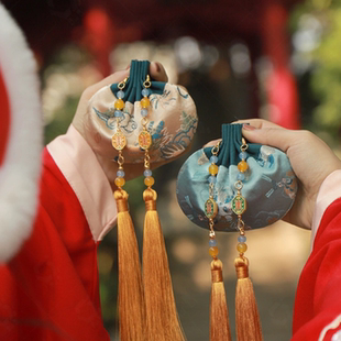 端午香囊空袋香包新年锦囊织锦缎异性古风汉服伴手礼高级精致手工