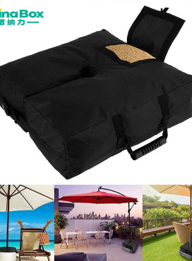 帐篷沙包袋 亚马逊ebay新款方形沙袋户外沙滩太阳伞固定底座批发