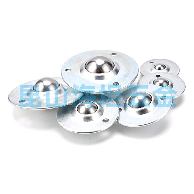 QDA01-16/25/25A/25B/25C 钢制万向球滚珠 牛眼轮 标准型 法兰式