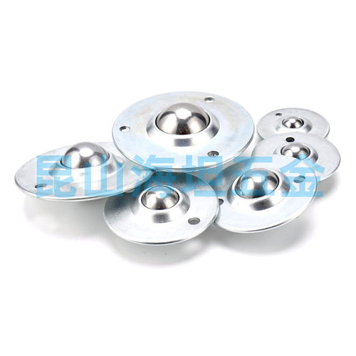 QDA01-16/25/25A/25B/25C 钢制万向球滚珠 牛眼轮 标准型 法兰式