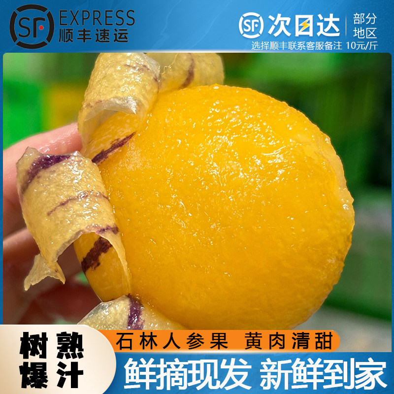 云南石林树上熟黄肉人参果新鲜低糖水果一级人生果整箱大果包邮