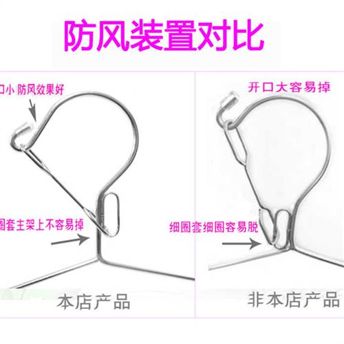 防风衣架固定扣卡扣防掉落吹走室外高空阳台晾衣架不锈钢夹子家用