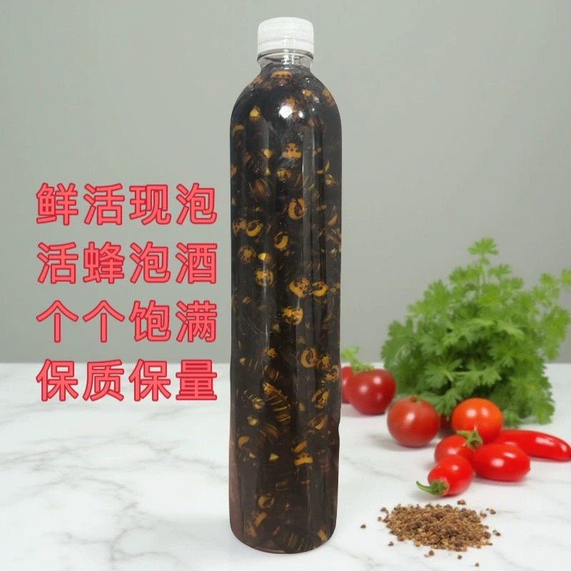 鲜活野生活蜂地大黄蜂金环马蜂黑尾蜂活的泡酒虎头蜂酒胡蜂酒老蜂
