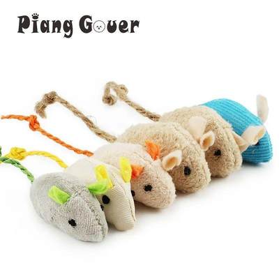 6pcs Mix Pet Toy Catnip Mice Cats Toys Fun Plush Mouse Cat T