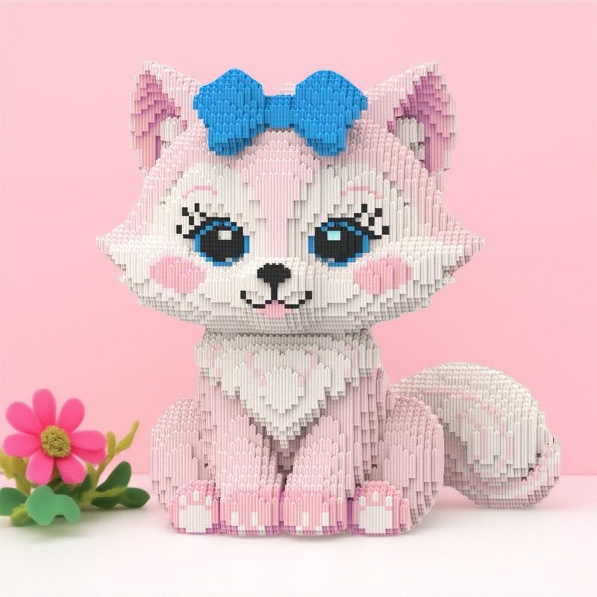 九尾狐玲娜贝儿积木女孩男益智拼装高难度儿童玩具摆件拼图6-12岁,玩具/童车/益智/积木/模型,普通塑料积木,淘宝优惠券,粉丝福利购,淘宝优惠卷