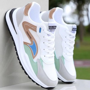 安­踏男鞋春秋季透气网面运动鞋2025新款百搭休闲鞋子男士跑步鞋