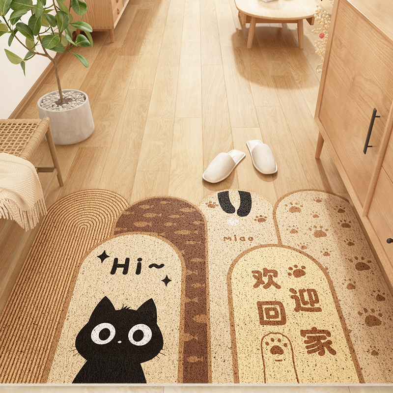 刮土蹭泥丝圈入户门地垫家用