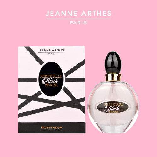 木质花香！法国Jeanne Arthes珍妮阿德香水永恒黑珍珠淡香精100ml