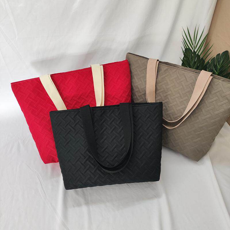 包包女大容量单肩包托特包通勤新款上班外出大学生上课轻便书包