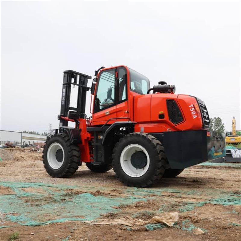 RT-74力供应油动内燃卸搬运起重车 多功柴能装搬运堆高越野叉车